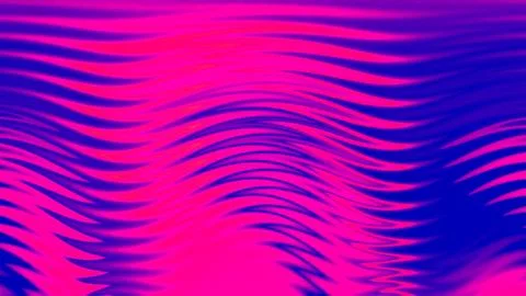 Digital Abstract Motion Ripple Background with Bright Neon Pink Blue Effect Stock Illustration