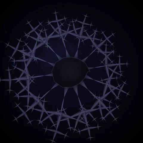 Digital abstract network structure with glowing interconnected geometric node Video stock 345690688