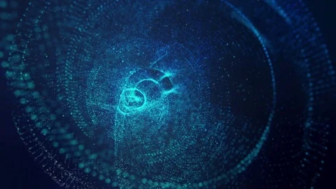 Digital Abstract Particle Background 스톡 동영상 85336572