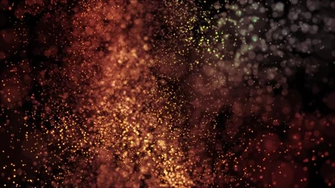 Digital abstract particle wave background, cyber or technology background or Stock-Footage 254521012