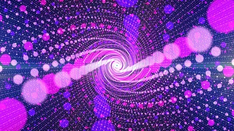 Digital abstract particles twist  background Stock Footage 86296362