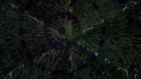 Digital abstract pattern with distorted lines and vibrant Stock Footage 340044312