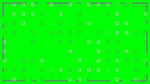 A digital abstract pattern featuring small squares on a vibrant green backg.. Stock Footage 341824149