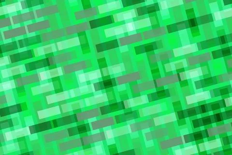 Digital abstract pattern with green pixels and geometric design Stockillustratie