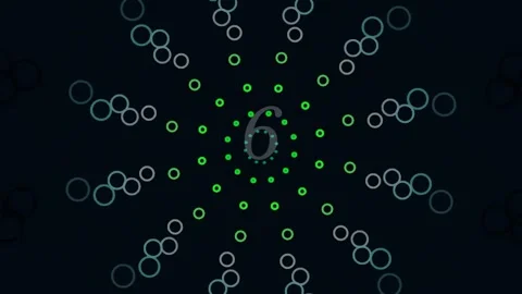Digital abstract pattern of interconnected glowing lines and nodes on dark .. Stock Footage 342114624
