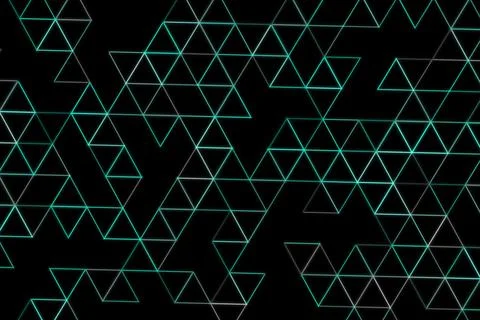 Digital abstract pattern with neon green and red lines Stock Illustration