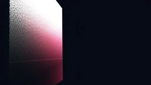 Digital abstract pattern with pink gradient light, futuristic technology concept Stock Footage 340332194