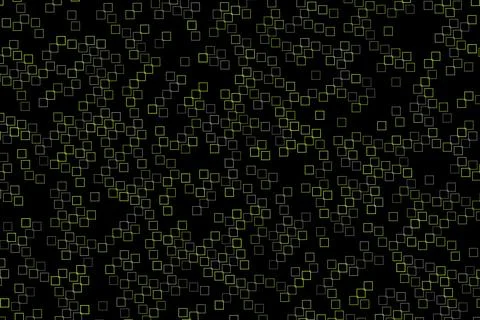 Digital abstract pattern with small squares and black background Stock Illustration