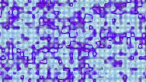 Digital Abstract Pixelated Pattern with Purple and Blue Dot Effects 스톡 일러스트