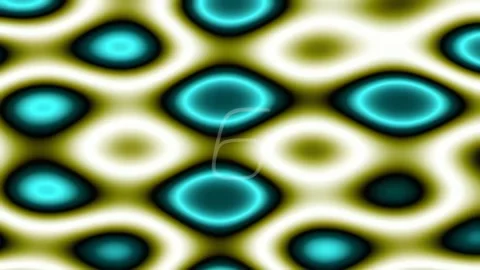 Digital abstract ripple pattern in cyan and yellow hues featuring luminous .. Stock Footage 342205280