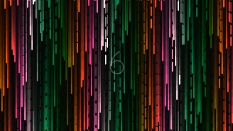 Digital abstract spectrum background with glowing vertical bars, technology.. Stock Footage 342205281