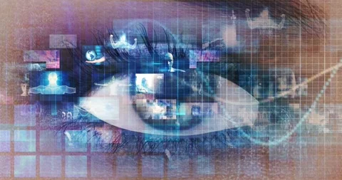 Digital Abstract Technology Background as a Futuristic Concept Stock Footage 139962445