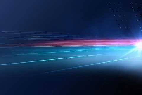 Digital abstract technology background with light rays and sun flare concept 스톡 일러스트