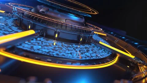 Digital Abstract technology futuristic background Stock Footage 164644728