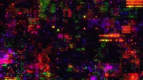Digital Abstract Texture. Animated Background Vídeo Stock 137056960