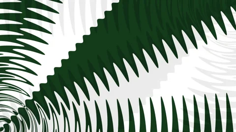 Digital abstract waves seamless loop animation Stock Footage 232337010