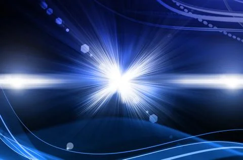 Digital abstraction background with rays Stock Illustration