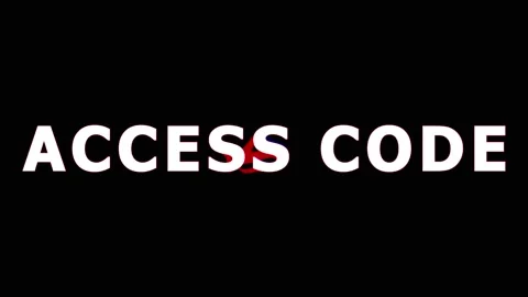 Digital access code text flashing on black background with glitch effect fo.. Stock Footage 344036226