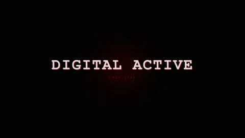 Digital Active Text Animation - Futuristic Technology Concept Stock Footage 331568241