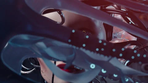 The Digital Age: Exploring Confinement Within Artificial Systems Stock Footage 310063879