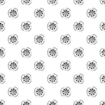Digital aim target pattern background design Stock Illustration