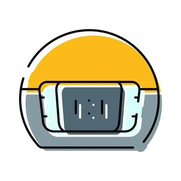 Digital alarm clock displaying 11,11 time for wake up Stock Illustration