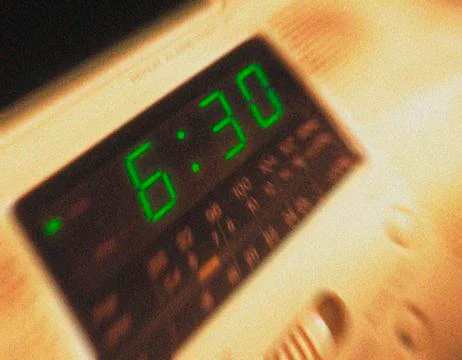 DIGITAL ALARM CLOCK Stock Photos