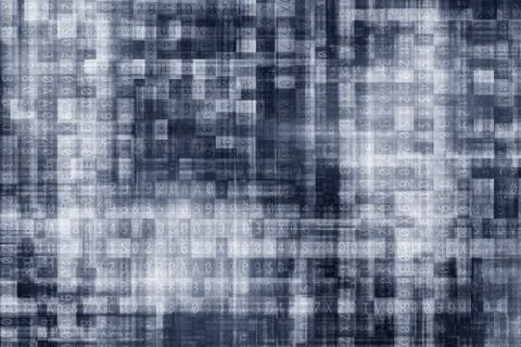Digital Algorithm Background 库存插图