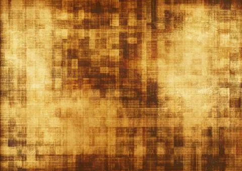 Digital Algorithm Concept Illustration. Golden Digital Background. Stock Illustration