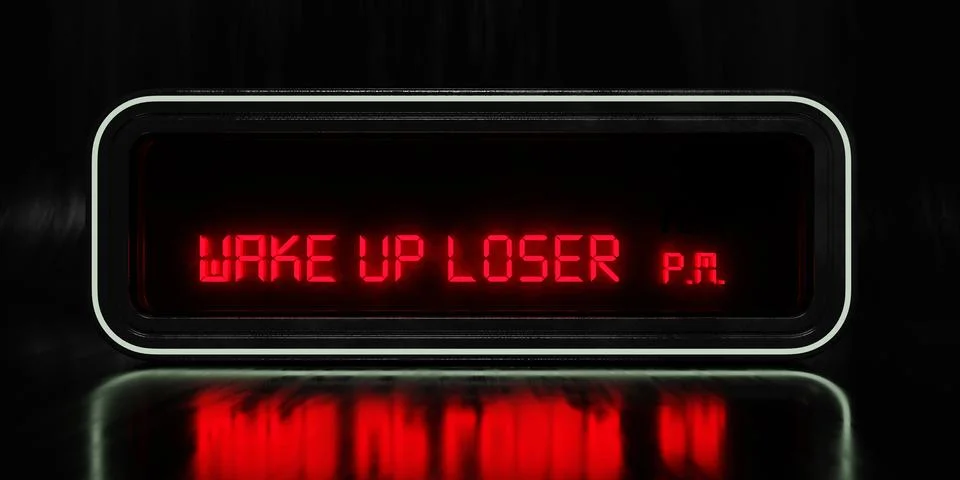 Digital allarm clock Stock Illustration