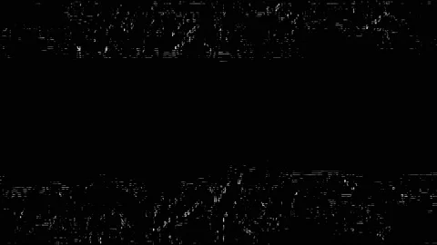 Digital-Analog Data-Flow Noise - Border Effect Stock Footage 148401825