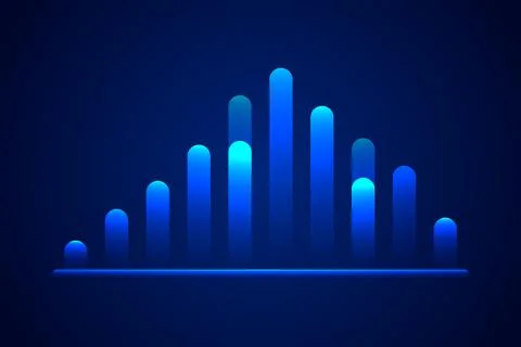 Digital Analytics and Data Visualization Concept 스톡 일러스트