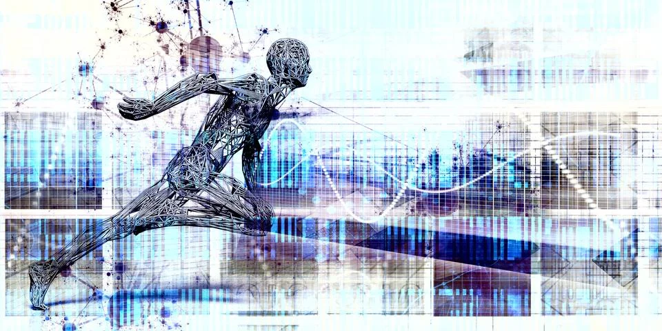 Digital Anatomy 库存插图