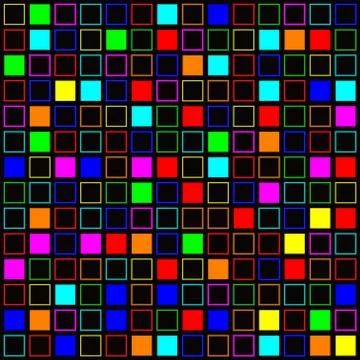 Digital and color light, abstract background. Stock Illustration