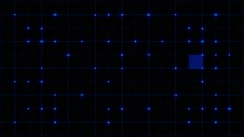 Digital and technology background video material.  Blue version. Stock-Footage 166875202