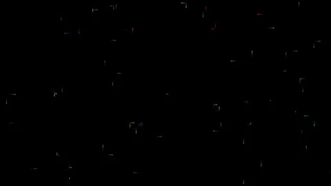 Digital Animated Abstract Particle Network Motion Background with Colorful Light 스톡 동영상 334821727