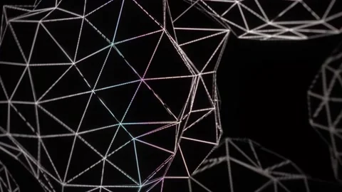 Digital Animation 3D Figures Audio Background Stock Footage 219782088