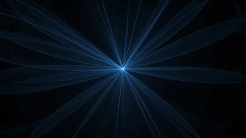 Digital animation of abstract light in dark space Stock-Footage 86818789