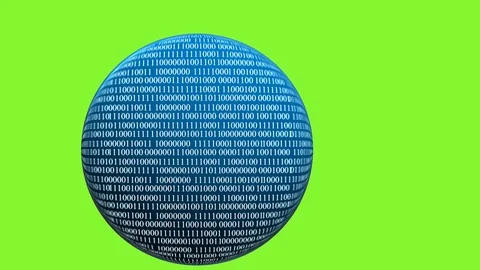 Digital animation of binary codes. Binary code background. Stock Footage 119712870