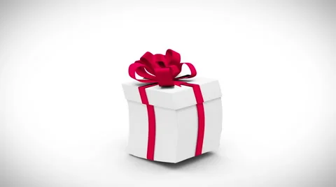 Digital animation of birthday gift exploding Vídeos de archivo 51838411