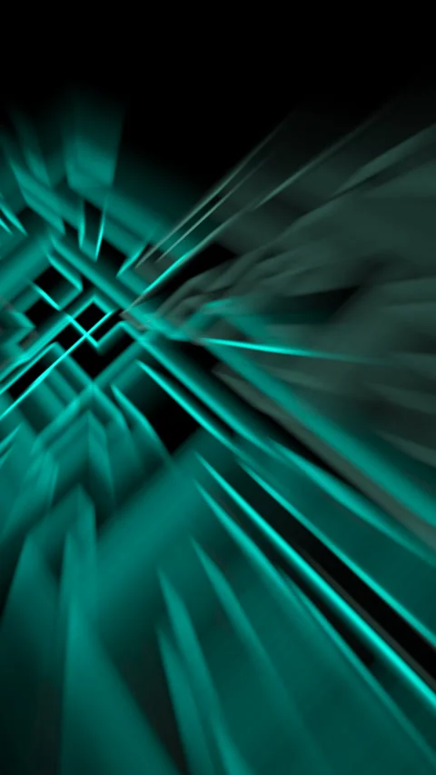 Digital animation of blurry 3D maze labyrinth Vertical background Stock Footage 313268247