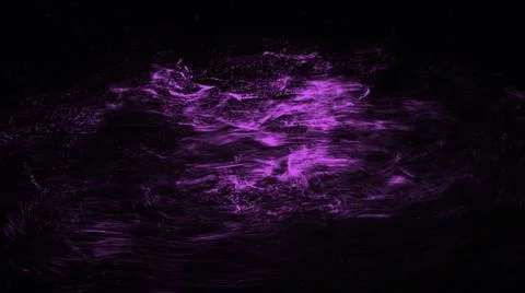 Digital animation of briefcase icon decaying into multicolored moving plexus Illustrazione stock