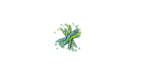 Digital Animation of a chaotic Whirl Stock Footage 69887910