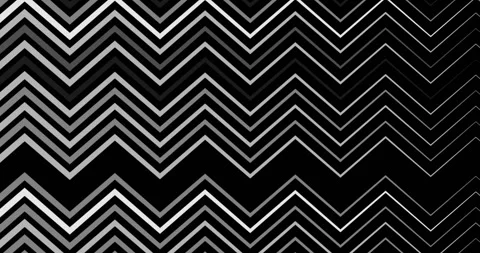 Digital animation of chevron pattern in seamless motion against black background Stock Footage 329104378