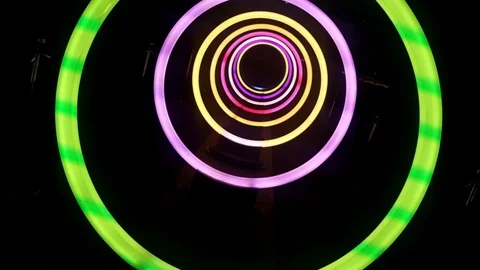 Digital animation circle light  background Stock Footage 121603283