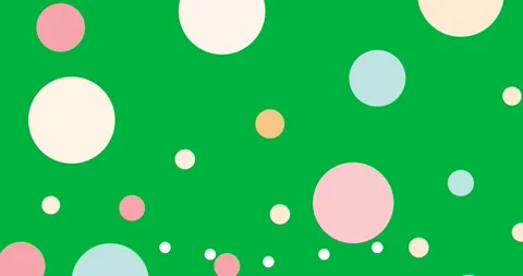 Digital animation of colorful dots floating against black background Stock Footage 325645649