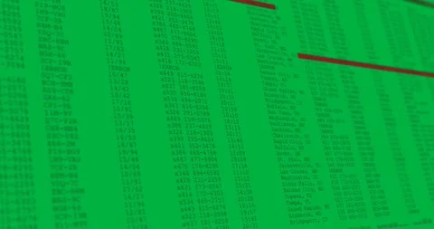 Digital animation of computer interface data processing and programming coding Stock Footage 325295139