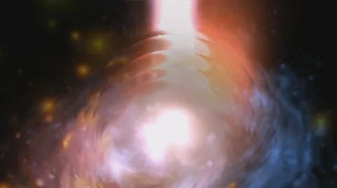 Digital Animation of a cosmic Inferno Stock Footage 47375674