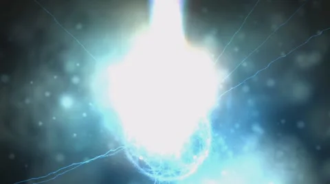 Digital Animation of a cosmic Inferno Stock-Footage 47375783