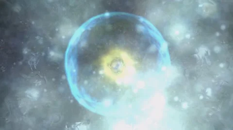 Digital Animation of a cosmic Inferno Stock Footage 47375947